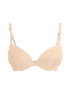 Nylon push-up plunge bra