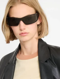 Occhiali da sole a maschera Slim in acetato