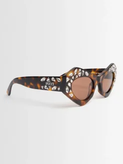 Occhiali da sole cat-eye in acetato
