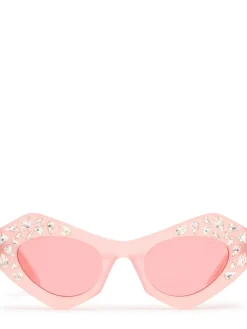 Occhiali da sole cat-eye in acetato