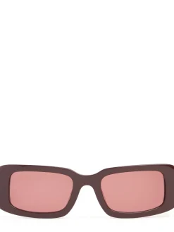 Occhiali da sole quadrati Lamar in acetato