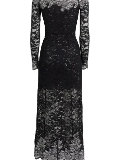 Off-the-shoulder long dress