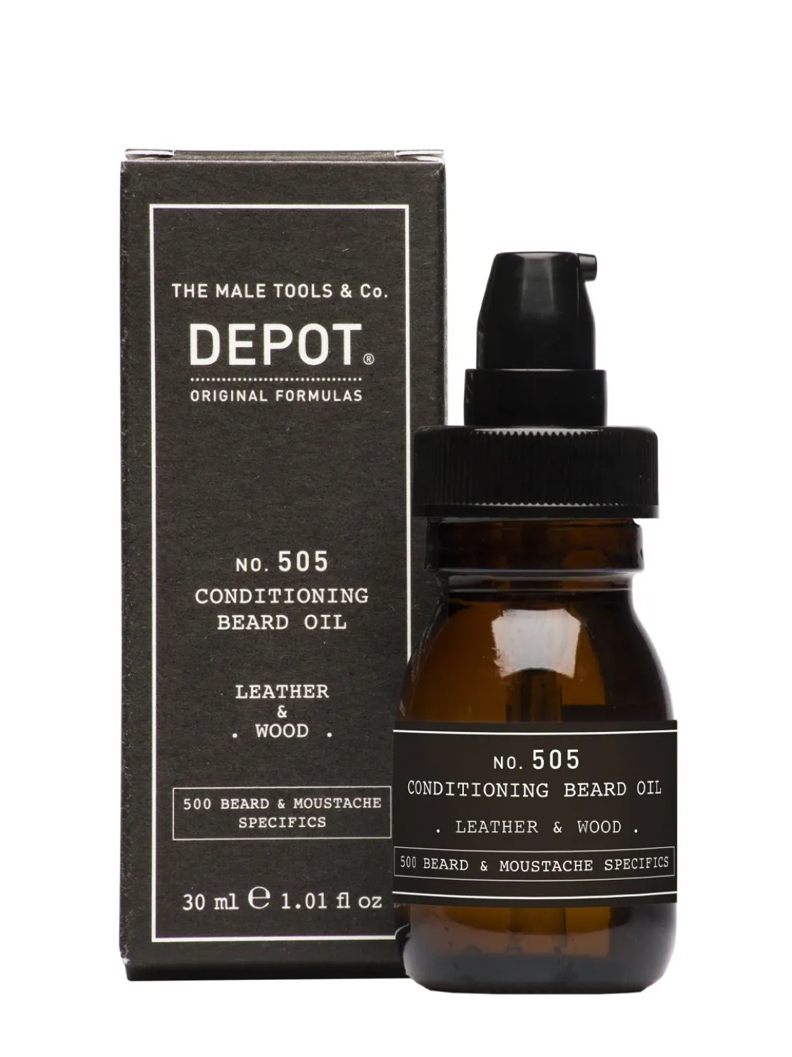 Olio da barba Leather & wood 30ml