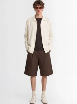 Open collar shirt