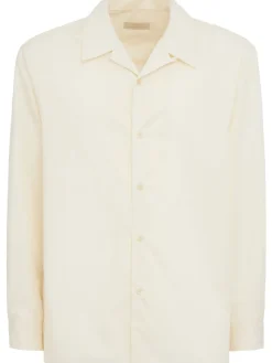 Open collar shirt