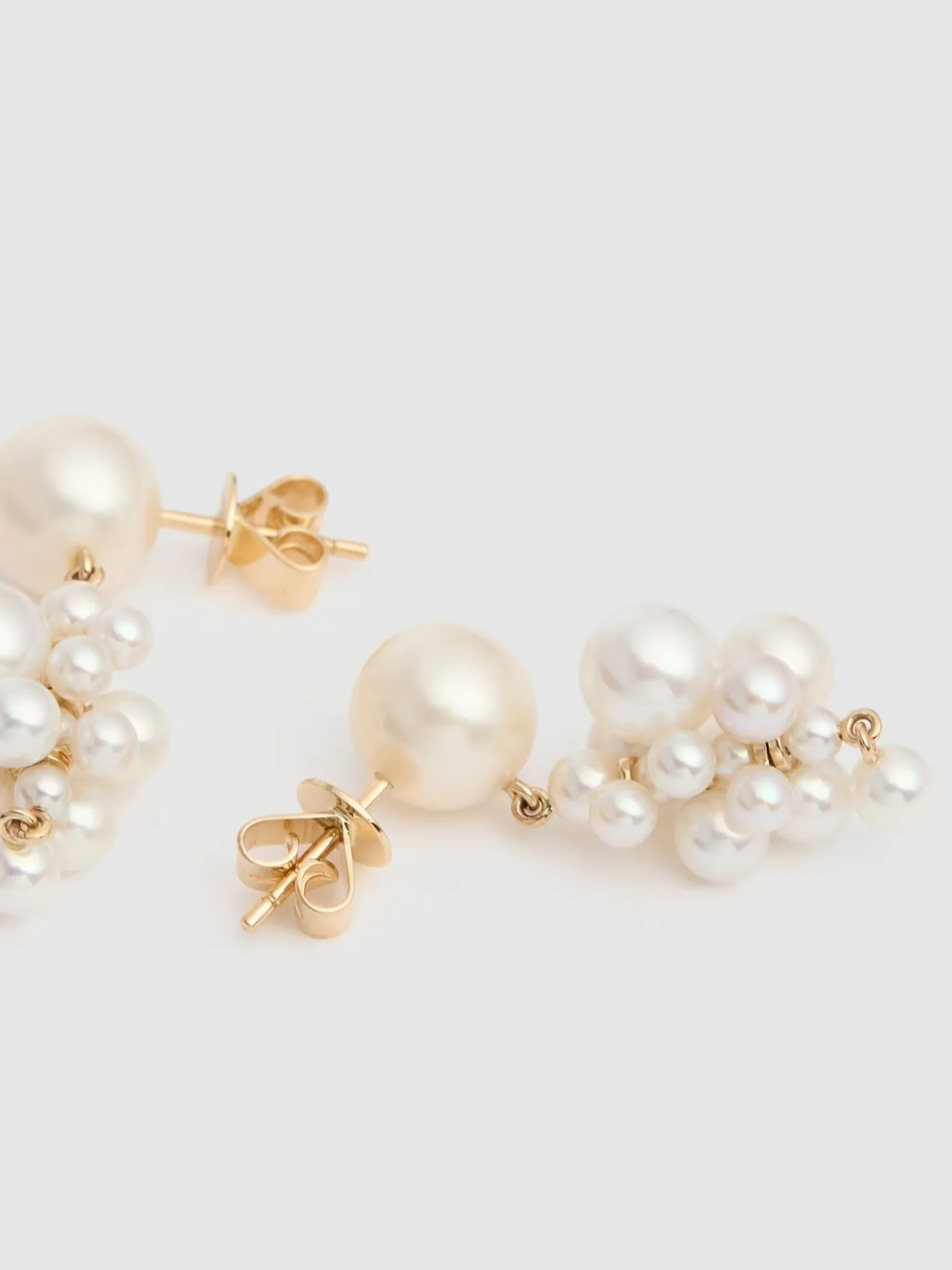 Orecchini Botticelli in oro 14kt con perla