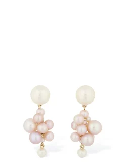 Orecchini Botticelli in oro 14kt con perla