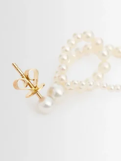 Orecchino Petite Wrapped in oro 14kt / perle