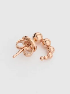 Orecchino singolo Bollicine in oro rosa 9kt