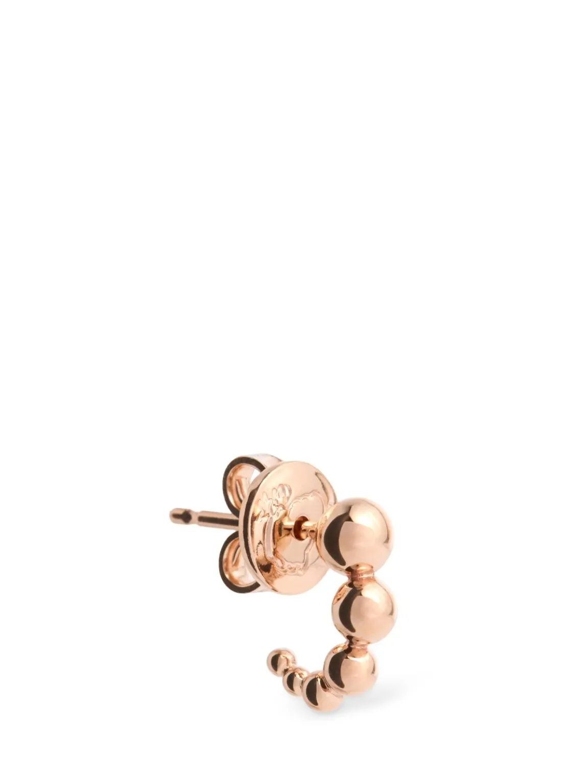 Orecchino singolo Bollicine in oro rosa 9kt