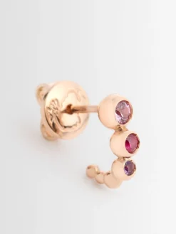 Orecchino singolo Bollicine in oro rosa 9kt