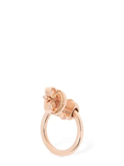 Orecchino singolo Nodo in oro rosa 9kt