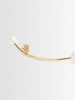 Orecchino singolo Stellari Grande con perle