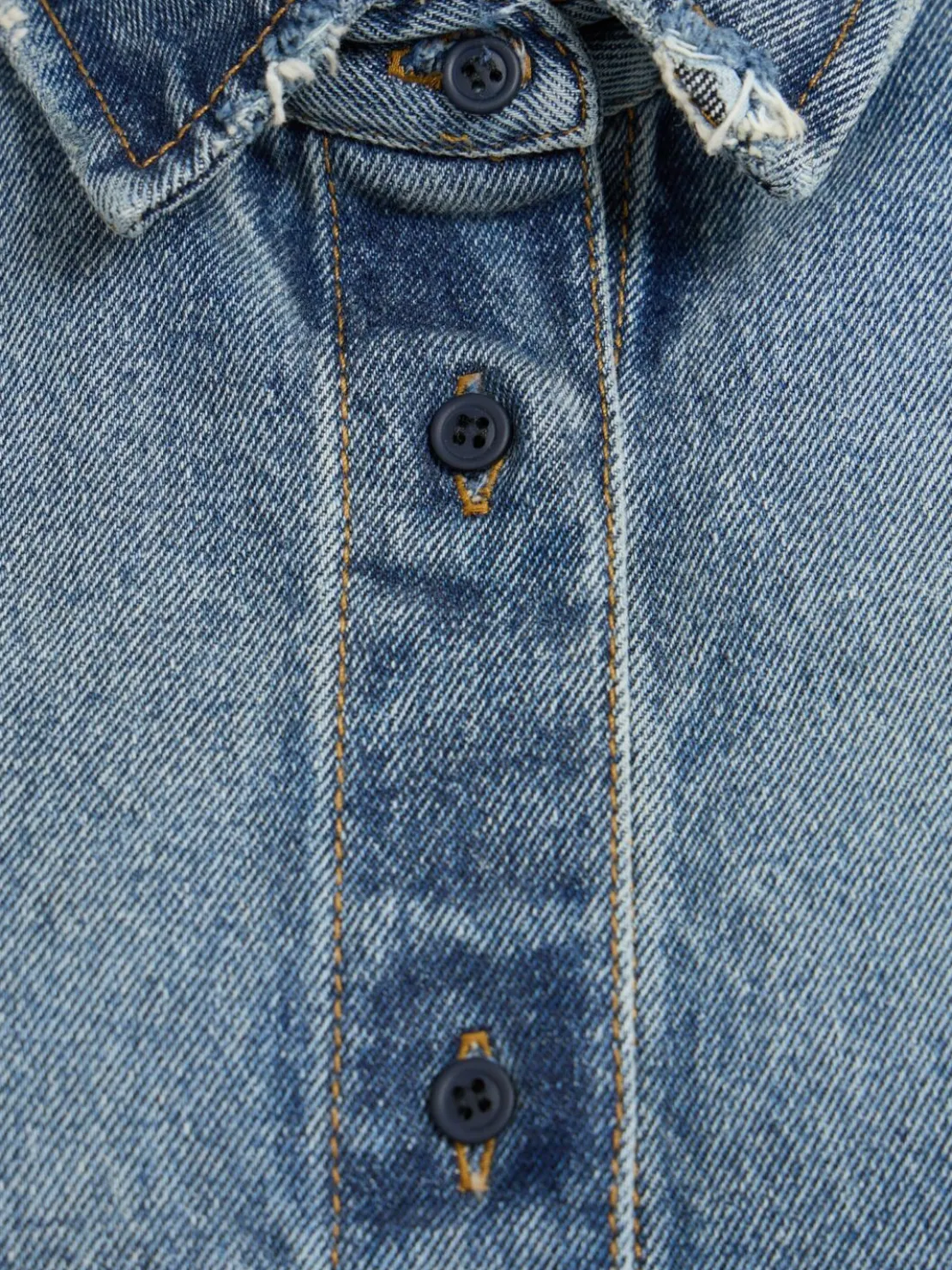 Overshirt Luce in denim stonewash