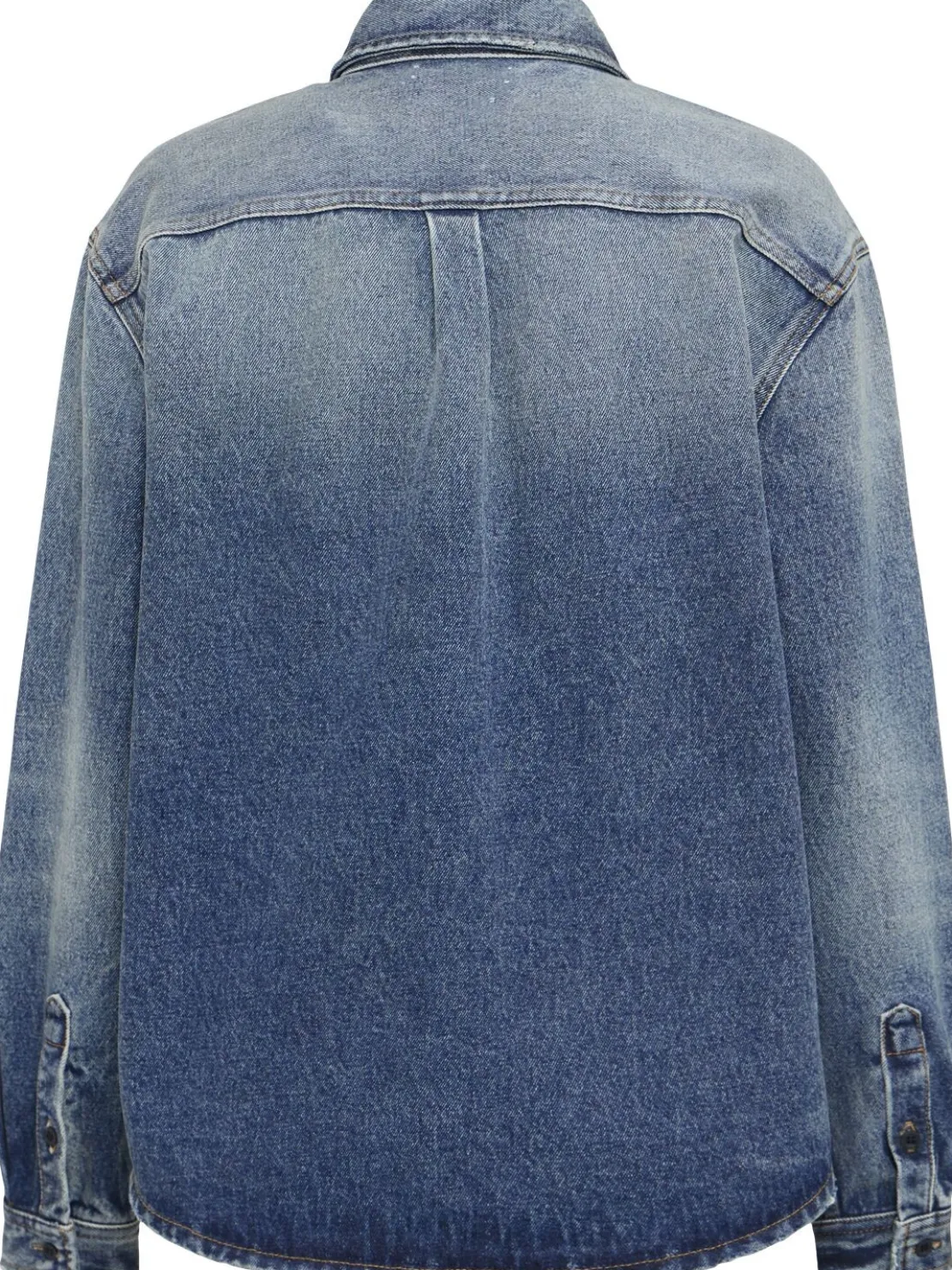 Overshirt Luce in denim stonewash