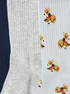 Pack of 3 ribbed socks
