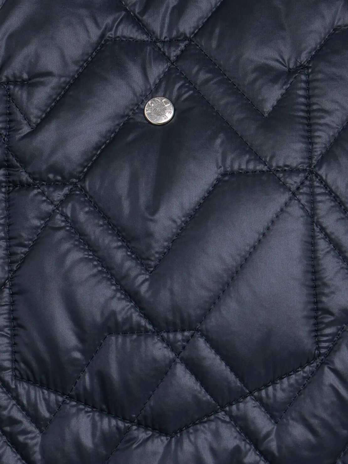 Padded diamond quilted shirt jacket