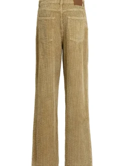 Pantaloni ampi a coste