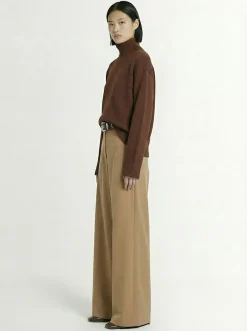 Pantaloni ampi Brickell con pinces