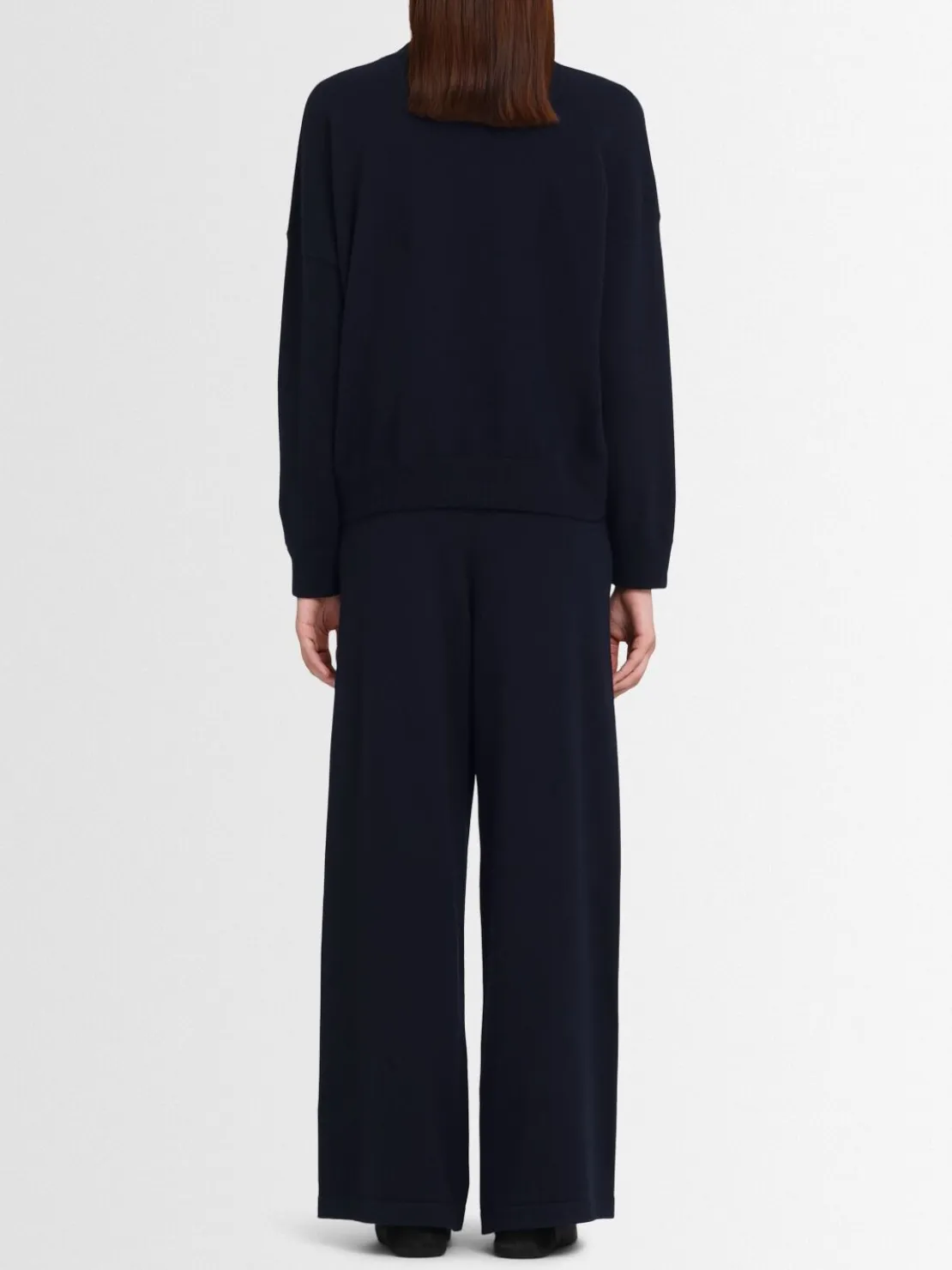Pantaloni Aurora in maglia di lana