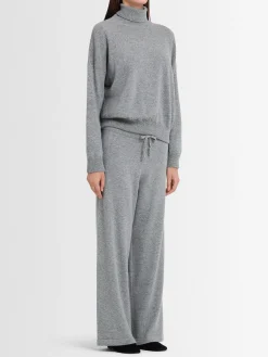 Pantaloni Aurora in maglia di lana