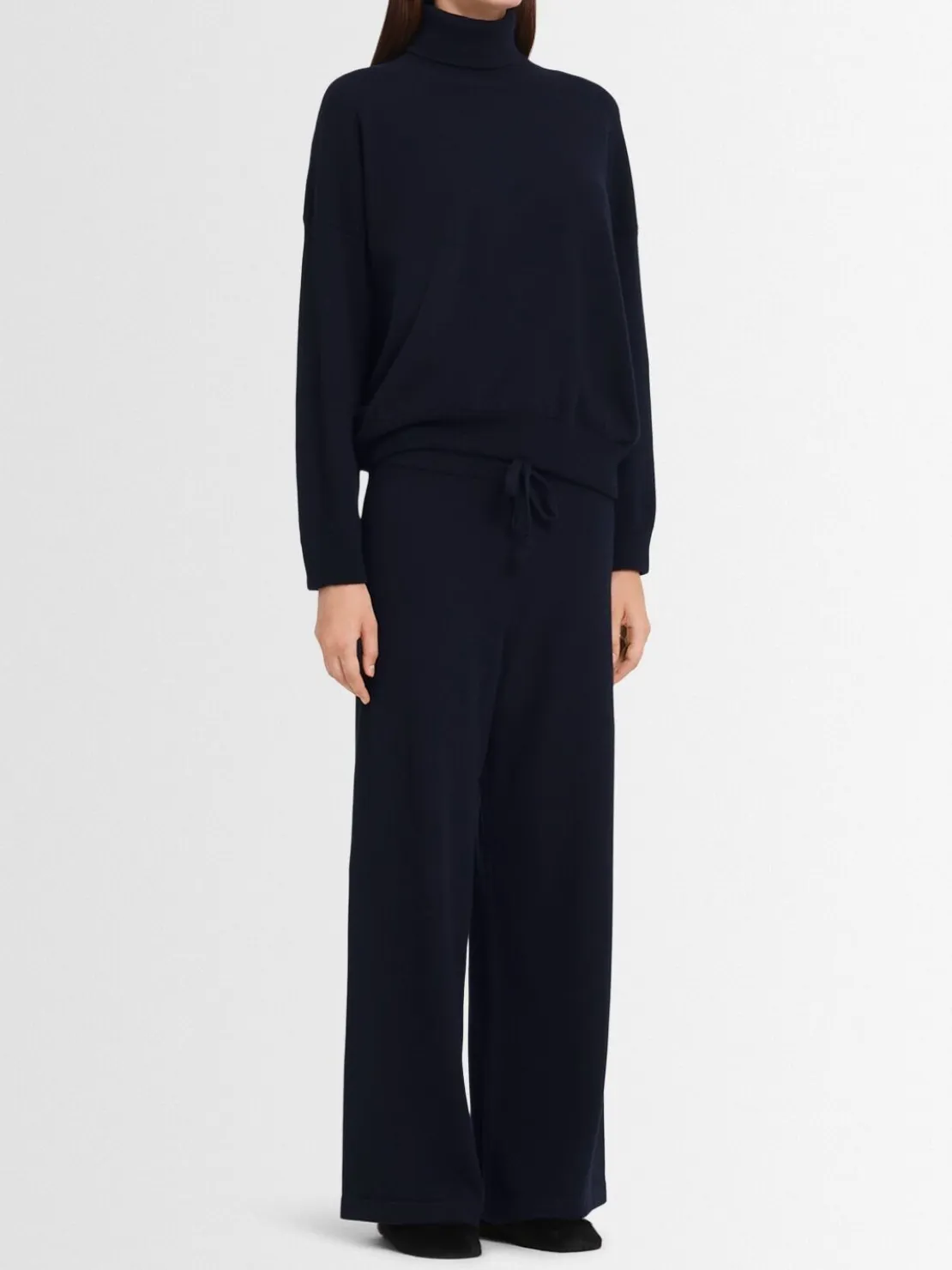 Pantaloni Aurora in maglia di lana