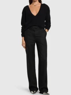 Pantaloni Axelle in twill