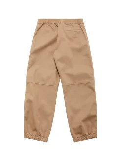 Pantaloni cargo in gabardina di cotone