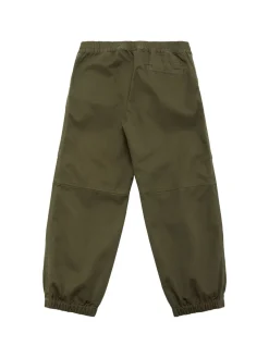 Pantaloni cargo in gabardina di cotone