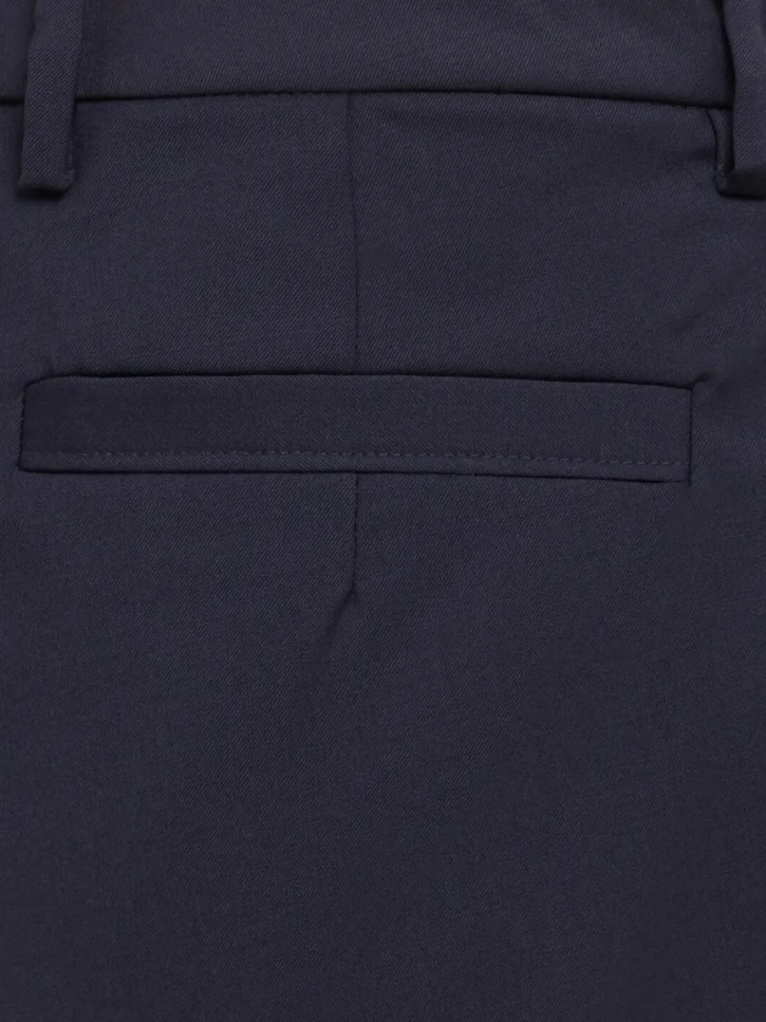Pantaloni chino ampi in twill di lana
