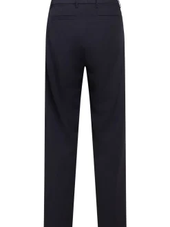 Pantaloni chino ampi in twill di lana