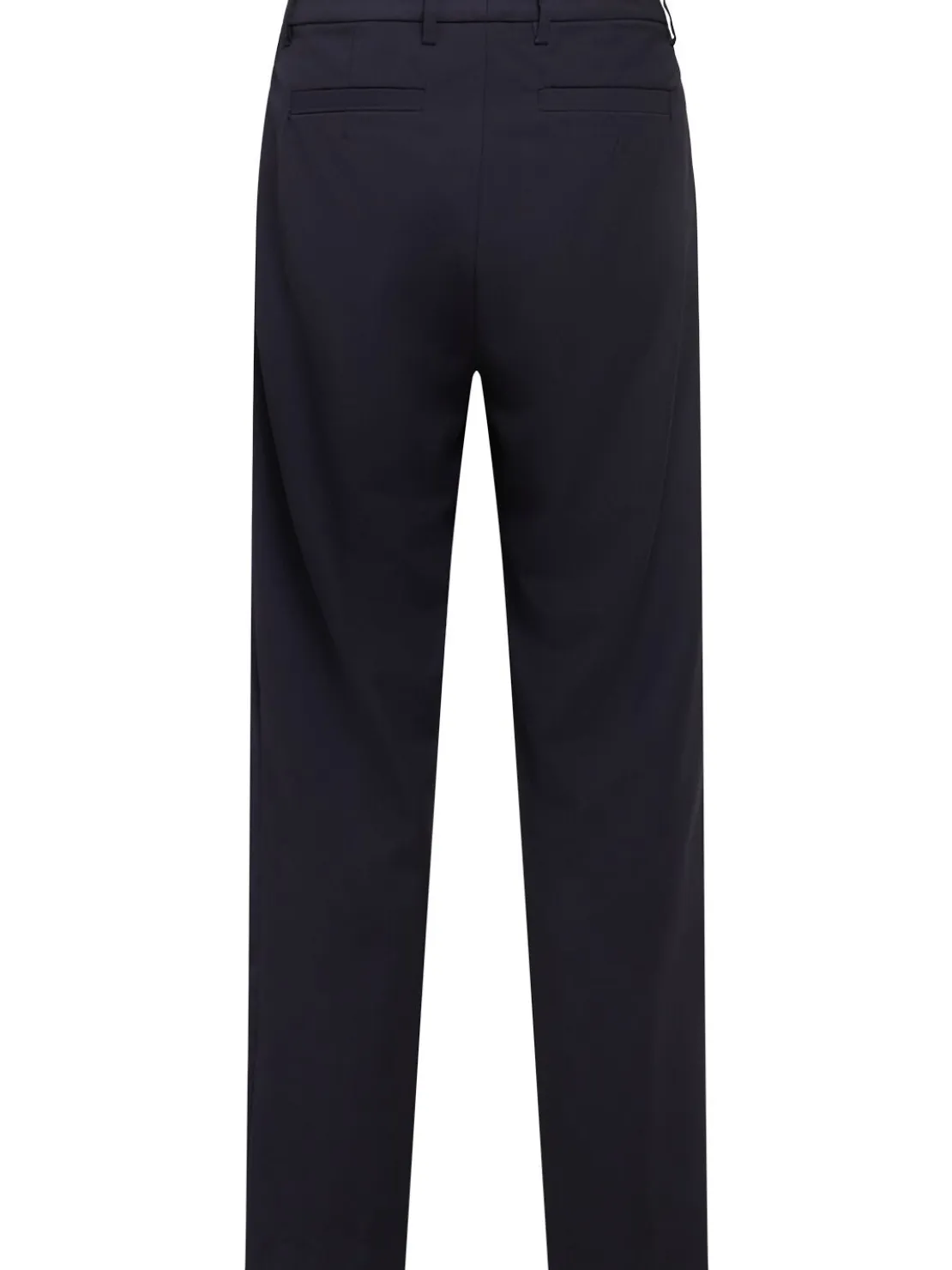 Pantaloni chino ampi in twill di lana