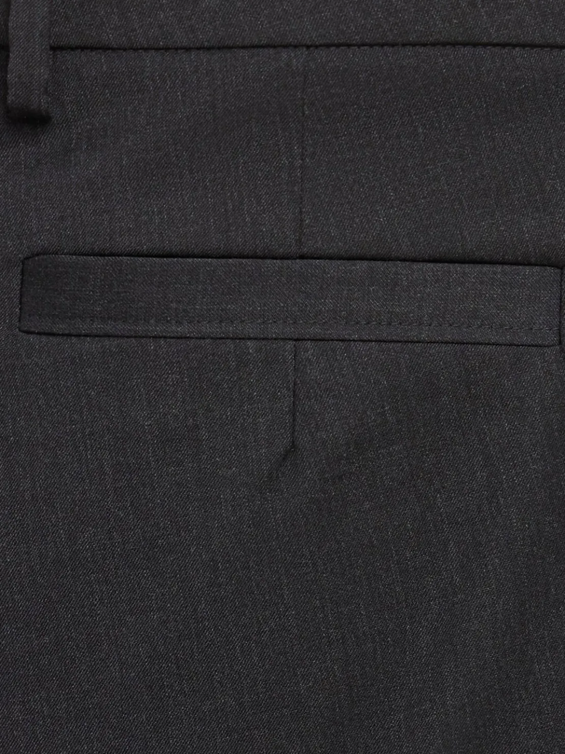 Pantaloni chino ampi in twill di lana