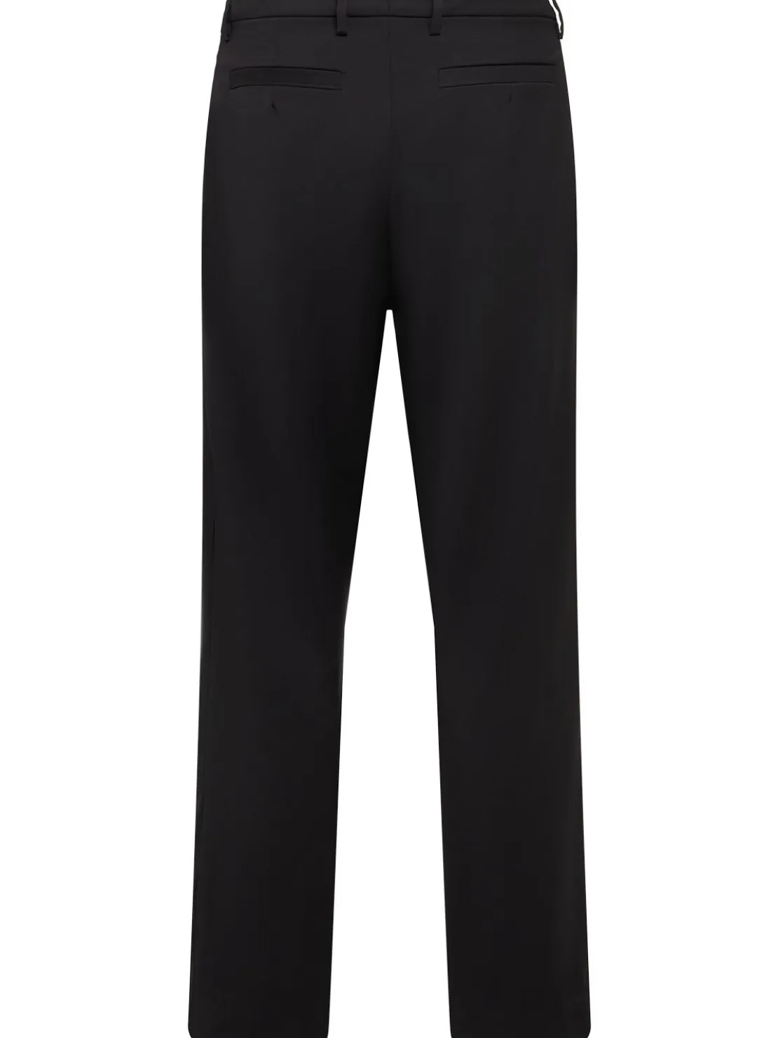 Pantaloni chino ampi in twill di lana