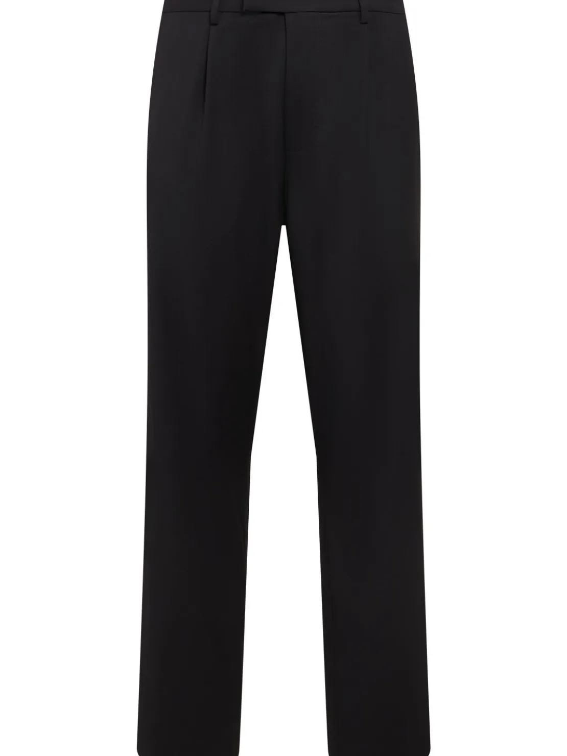 Pantaloni chino ampi in twill di lana