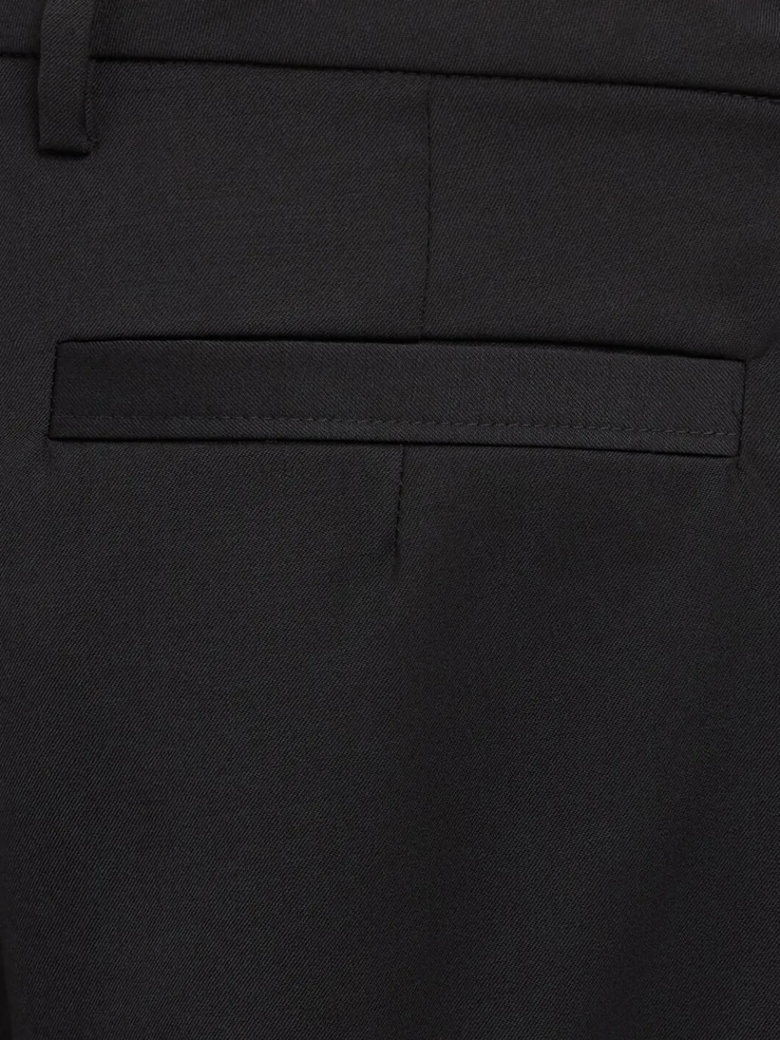 Pantaloni chino ampi in twill di lana
