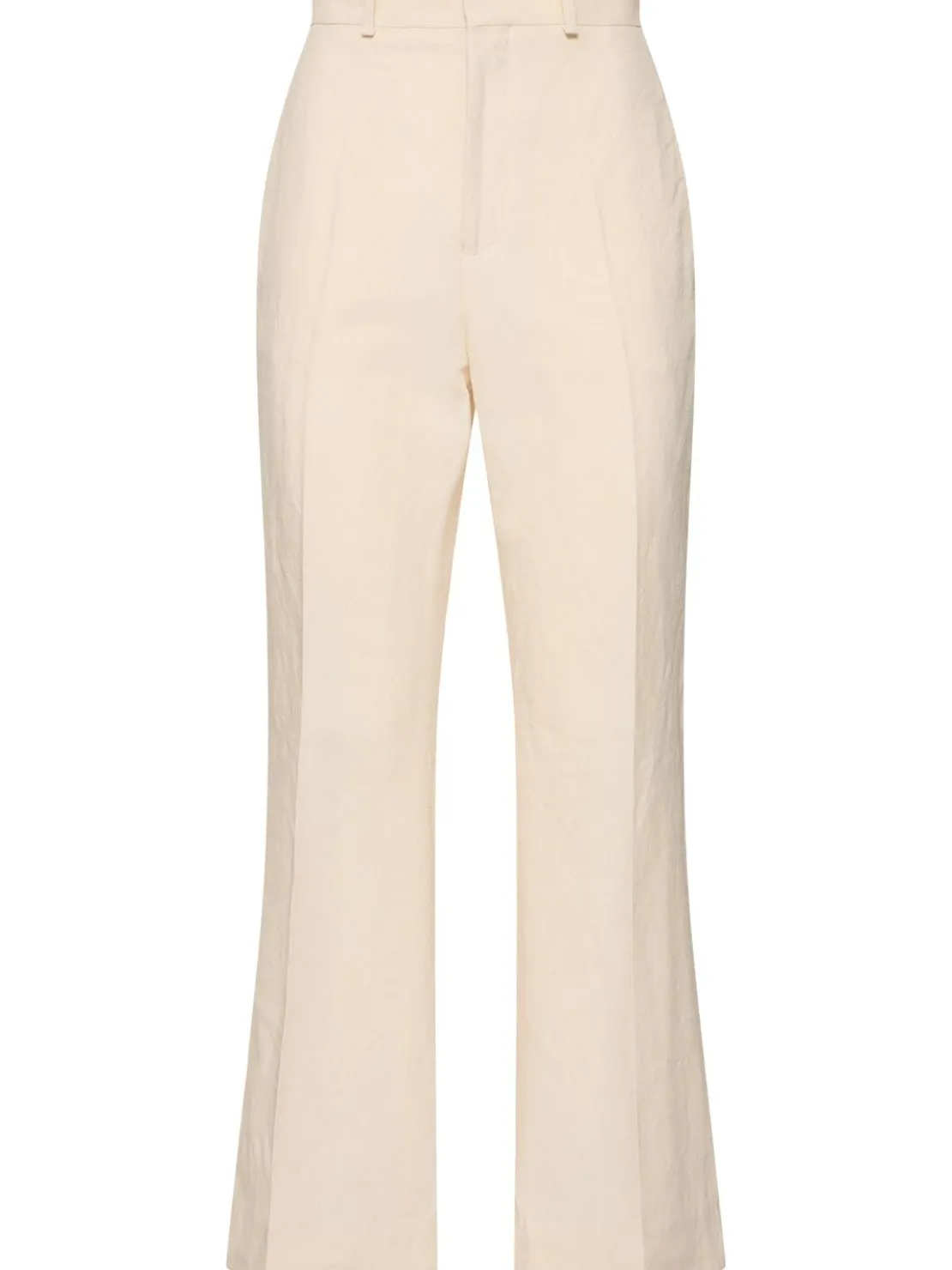 Pantaloni cropped Credo in lino e cotone