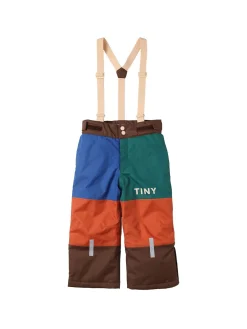 Pantaloni da neve color block