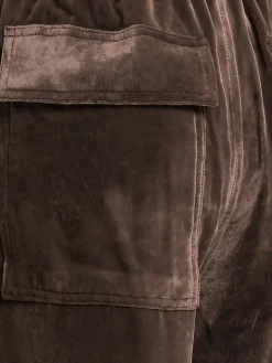 Pantaloni Dietrich in velluto con coulisse