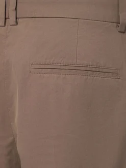 Pantaloni dritti Alfidis in gabardina di cotone