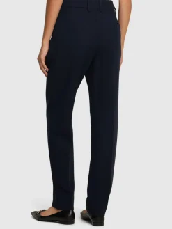 Pantaloni dritti Fox in lana