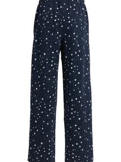 Pantaloni dritti in misto cotone