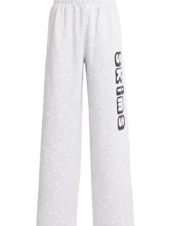 Pantaloni dritti in misto cotone