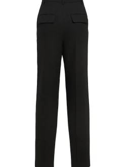 Pantaloni dritti in misto viscosa