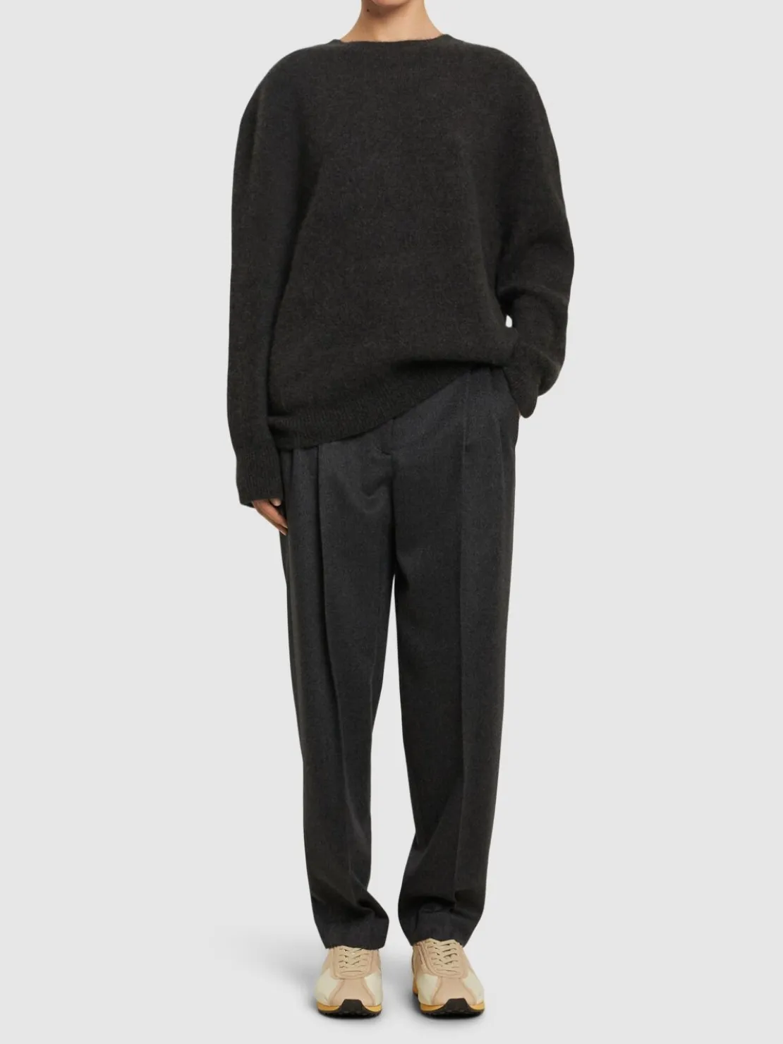 Pantaloni dritti Richelle in cashmere