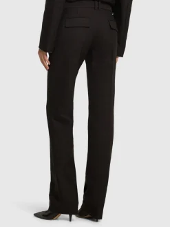 Pantaloni dritti Selvie a vita bassa