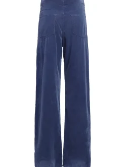 Pantaloni dritti Tarley in cotone millerighe