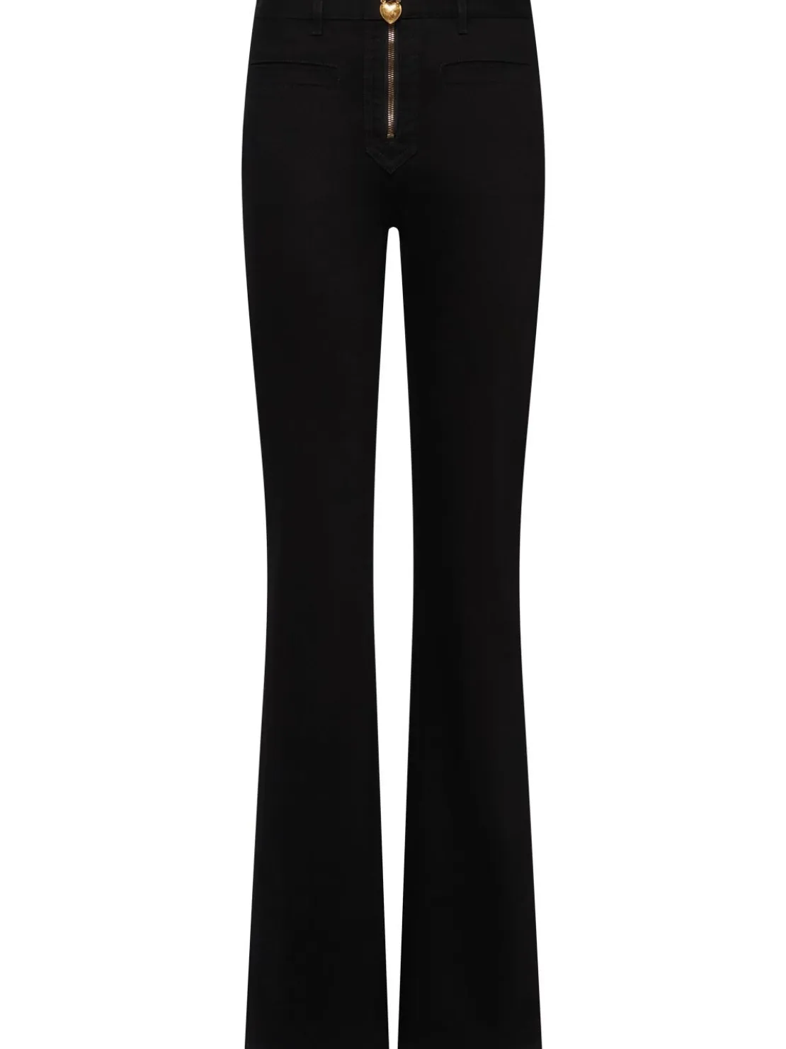 Pantaloni dritti vita alta