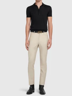 Pantaloni Dyllan in twill di misto mohair