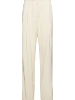 Pantaloni Emery in crepe di lana e viscosa